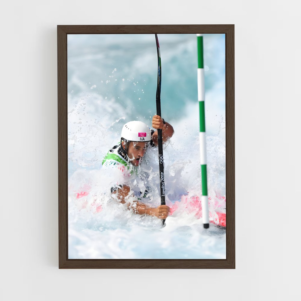 Poster Vagues de Compétition – affiche Canoë-kayak (vue 5)